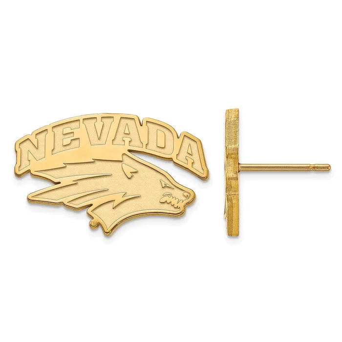 Earrings TreasureFineJewelers 10K Yellow Gold University of Nevada Small Post Earrings Earrings TreasureFineJewelers 10K Yellow Gold University of Nevada Small Post Earrings