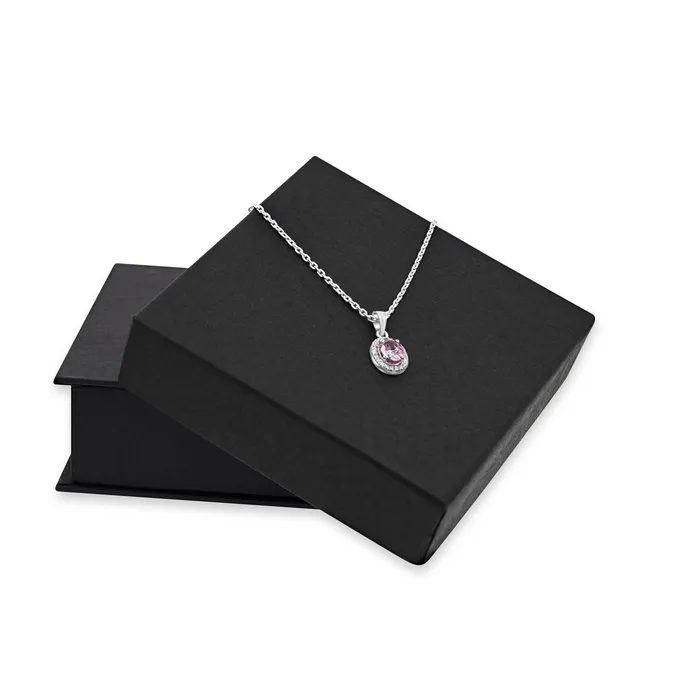 Ema Jewels Necklaces Euterpe Amethyst Sterling Silver Necklace