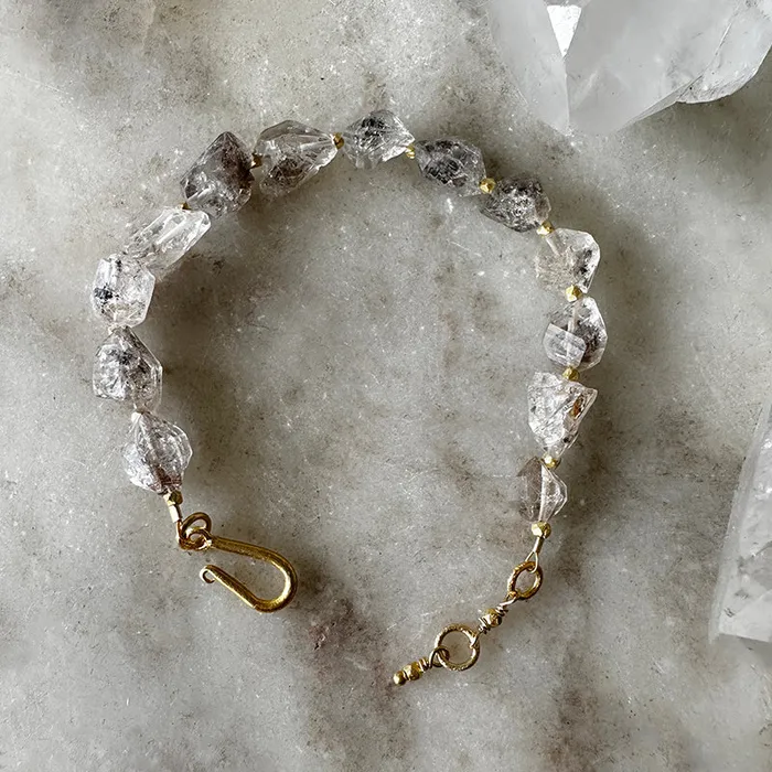 Indah Herkimer Diamond Bracelet Robindira Unsworth Bracelets