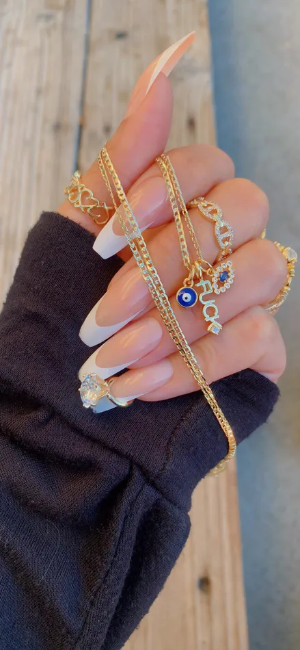 MP Jewelry Rings Gold Nail Ring