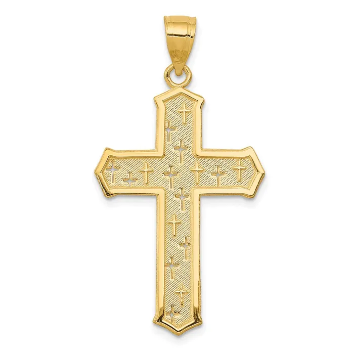 Necklaces 14k Passion Cross Pendant TreasureFineJewelers