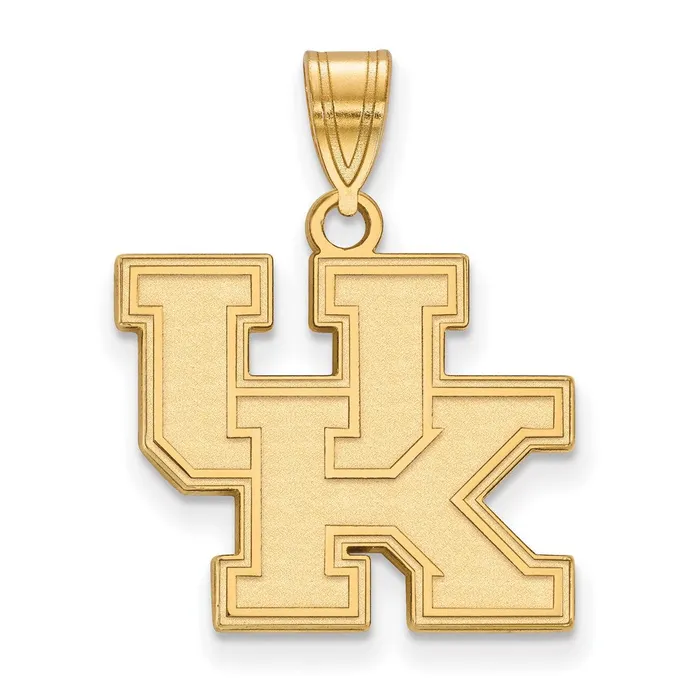 Necklaces TreasureFineJewelers 10K Yellow Gold University of Kentucky Medium Pendant Necklaces TreasureFineJewelers 10K Yellow Gold University of Kentucky Medium Pendant