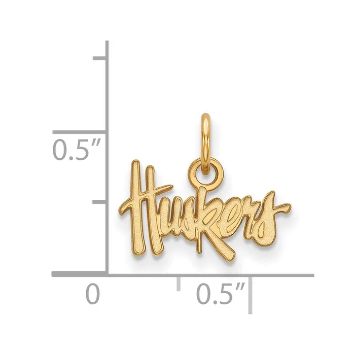 Necklaces TreasureFineJewelers 14K Yellow Gold University of Nebraska XS Pendant Necklaces TreasureFineJewelers 14K Yellow Gold University of Nebraska XS Pendant