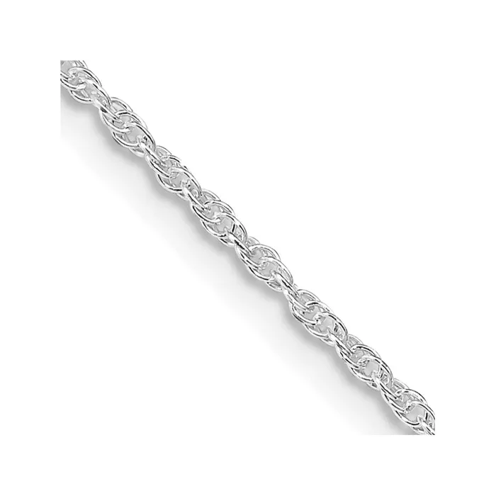 Necklaces TreasureFineJewelers Sterling Silver Rhodiumplated 16mm Loose Rope Chain Necklaces TreasureFineJewelers Sterling Silver Rhodiumplated 16mm Loose Rope Chain