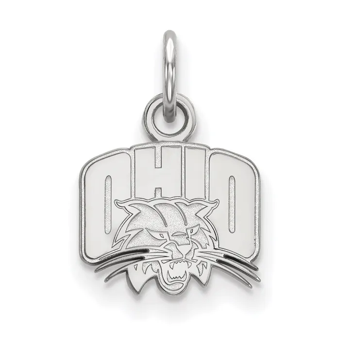 Necklaces TreasureFineJewelers Sterling Silver Rhodiumplated Ohio University Extra Small Pendant Necklaces TreasureFineJewelers Sterling Silver Rhodiumplated Ohio University Extra Small Pendant