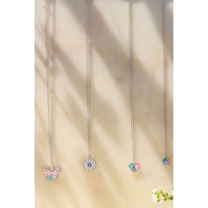 Pastel Peace Heart Necklace Ema Jewels Necklaces