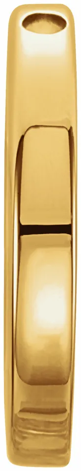 PreStyled Sets 14K Yellow Gold 15 mm Circle Slide Pendant TreasureFineJewelers