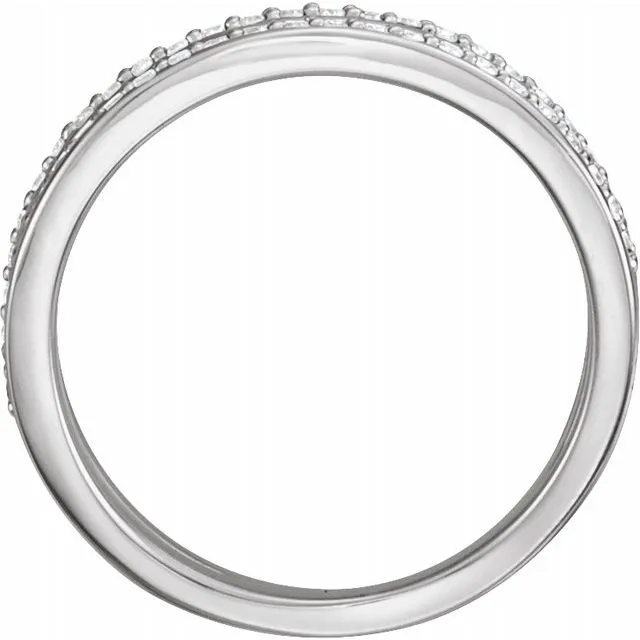 Rings 14K White 14 CTW Diamond Ring TreasureFineJeweler