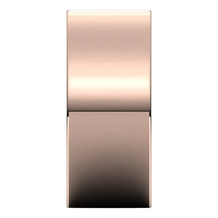 Rings TreasureFineJewelers 14K Rose Gold 9 mm flat comfort fit Wedding Band