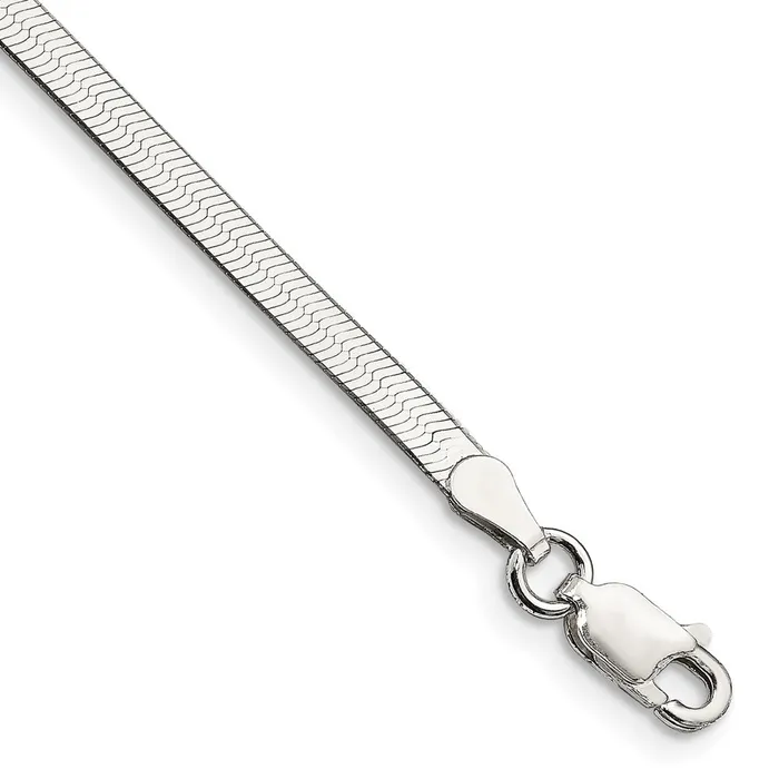 Rings TreasureFineJewelers Sterling Silver 3mm Magic Herringbone Chain