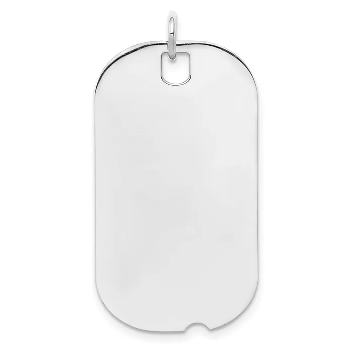 Rings TreasureFineJewelers Sterling Silver Rhplt Engraveable Dog Tag Polished FrontBack Disc Charm Rings TreasureFineJewelers Sterling Silver Rhplt Engraveable Dog Tag Polished FrontBack Disc Charm