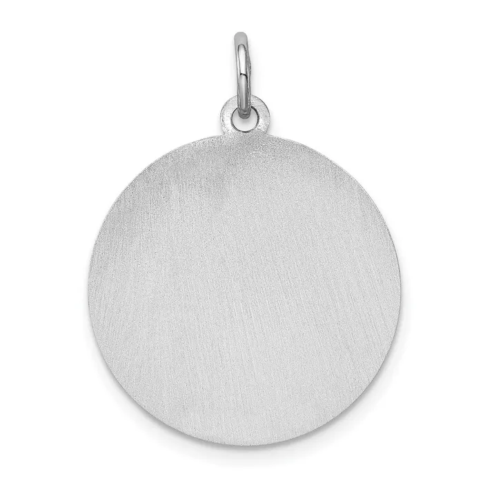 Rings TreasureFineJewelers Sterling Silver Rhodiumplated Labrador Retrieve Disc Charm