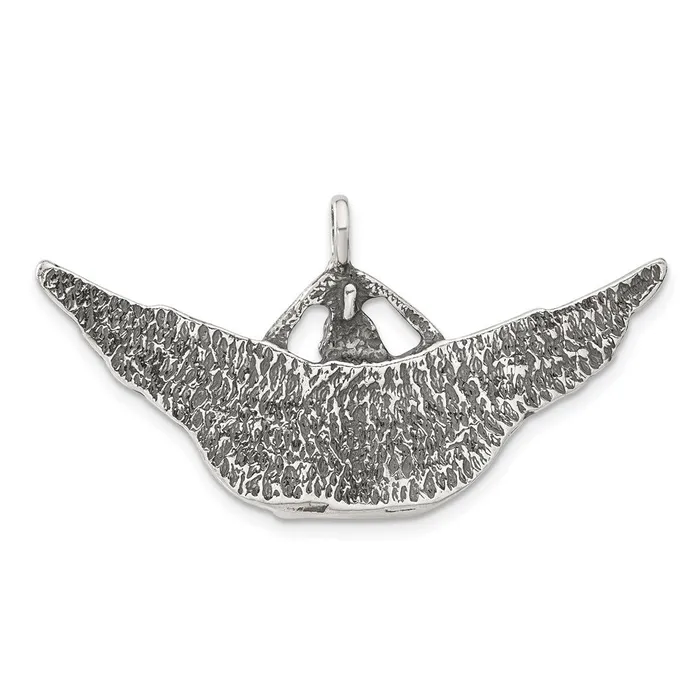 Sterling Silver Antiqued Fairy Pendant TreasureFineJewelers Necklaces