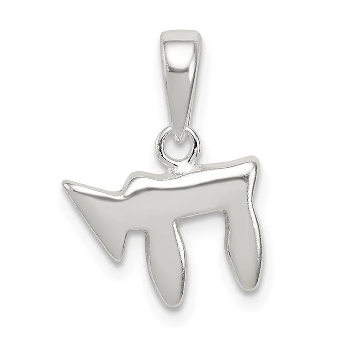 Sterling Silver Chai Pendant TreasureFineJewelers Necklaces