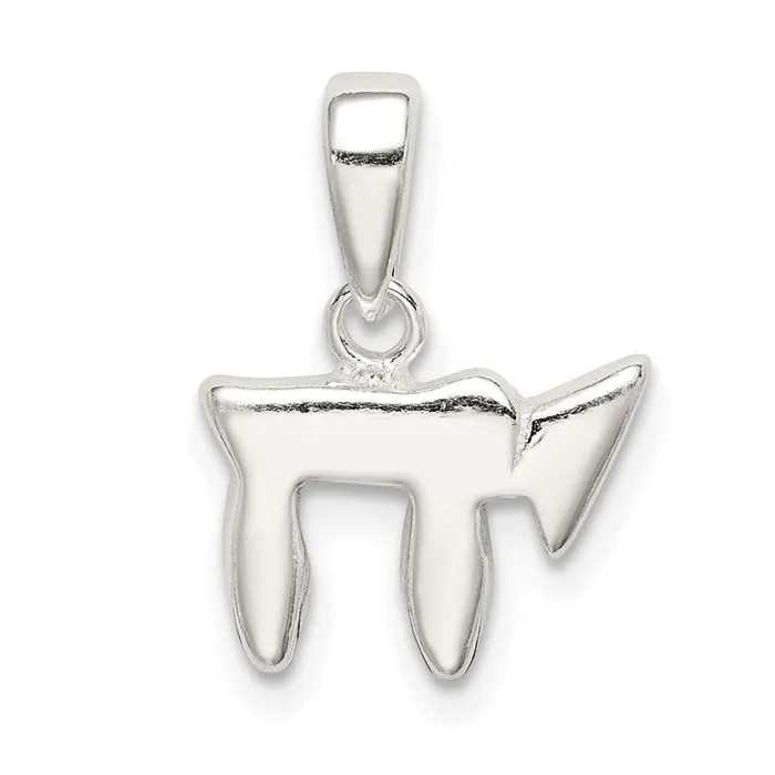 Sterling Silver Chai Pendant TreasureFineJewelers Necklaces