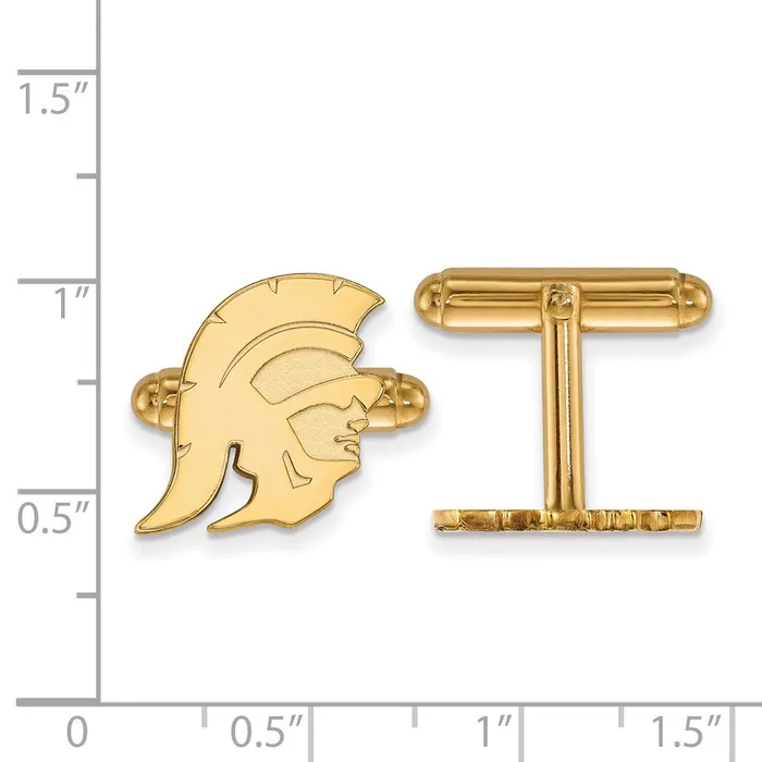 Sterling Silver Goldplated University of Southern California Trojan Cuff Links TreasureFineJewelers Rings