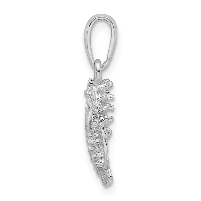 Sterling Silver Polished Extra Small Florida Lobster Pendant TreasureFineJewelers Necklaces