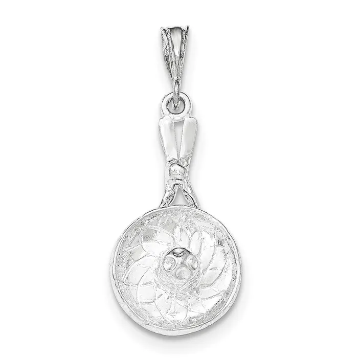 Sterling Silver Polished Textured Sombrero Pendant TreasureFineJewelers Necklaces Sterling Silver Polished Textured Sombrero Pendant TreasureFineJewelers Necklaces
