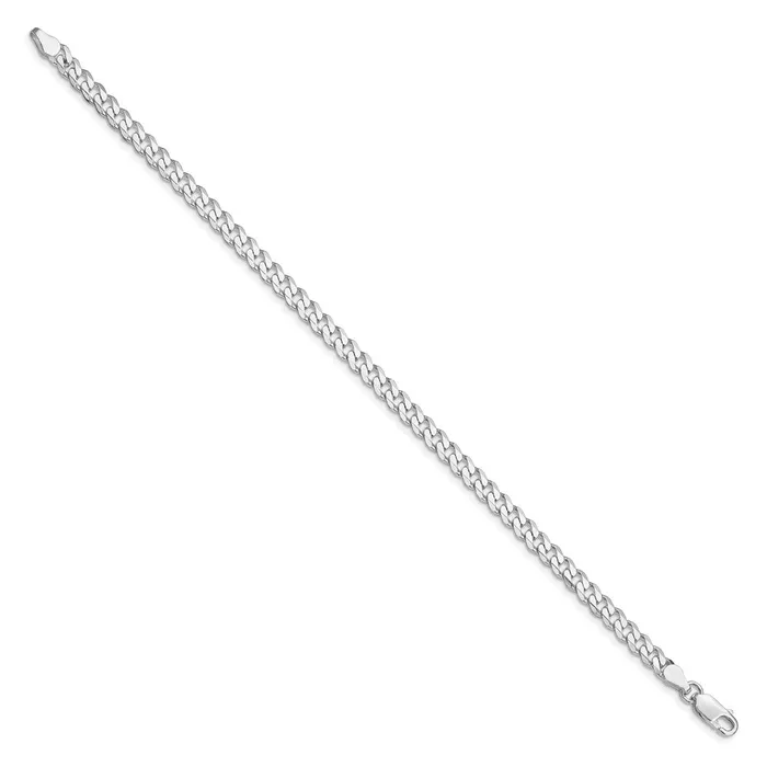 Sterling Silver Rhodiumplated 45mm Curb Chain TreasureFineJewelers Rings