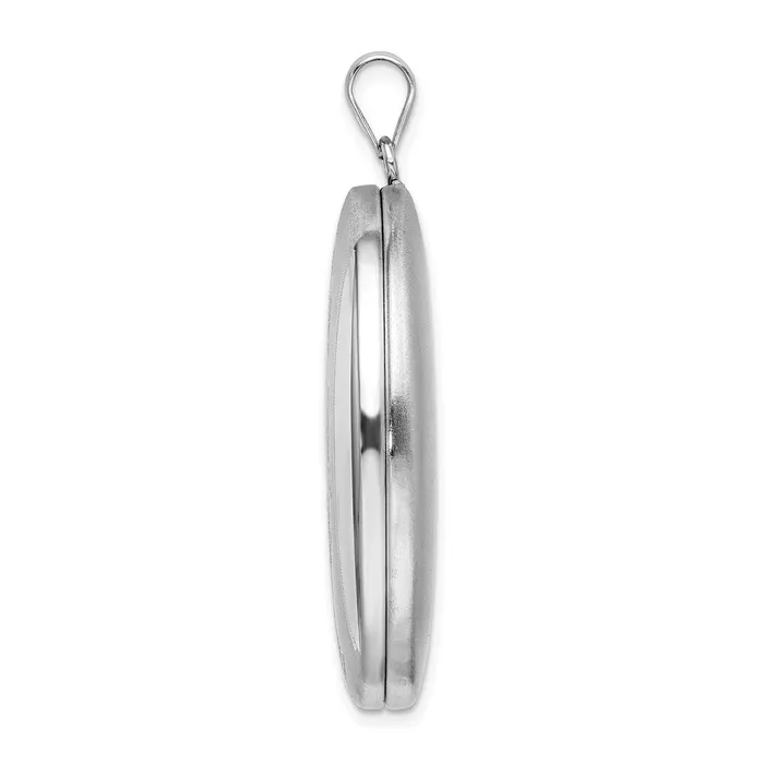 Sterling Silver Rhodiumplated Butterflies 34mm Oval Locket TreasureFineJewelers Rings