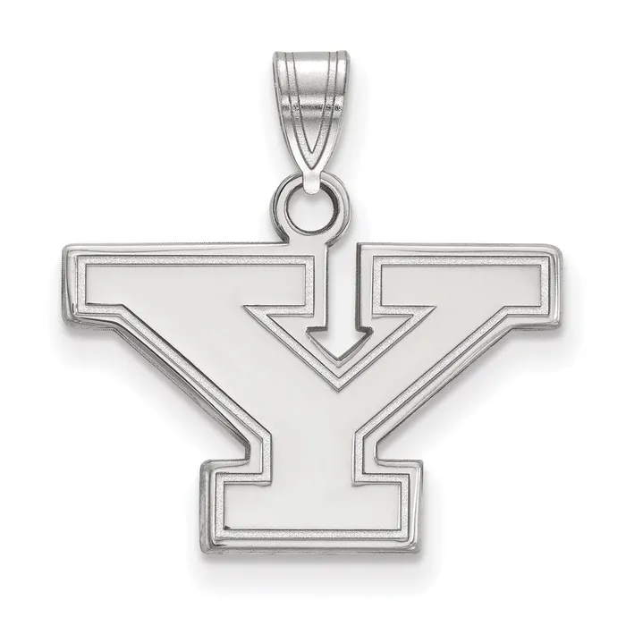 Sterling Silver Rhodiumplated Youngstown State University Letter Y Small Pendant TreasureFineJewelers Necklaces Sterling Silver Rhodiumplated Youngstown State University Letter Y Small Pendant TreasureFineJewelers Necklaces