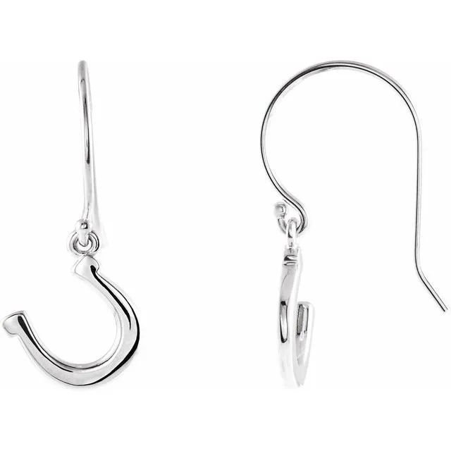 TreasureFineJewelers Earrings Petite Horseshoe Earrings