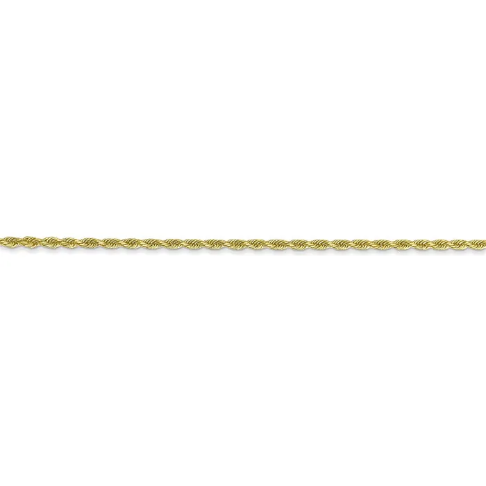 TreasureFineJewelers Leslies 10K 175mm DiamondCut Rope Chain Necklaces