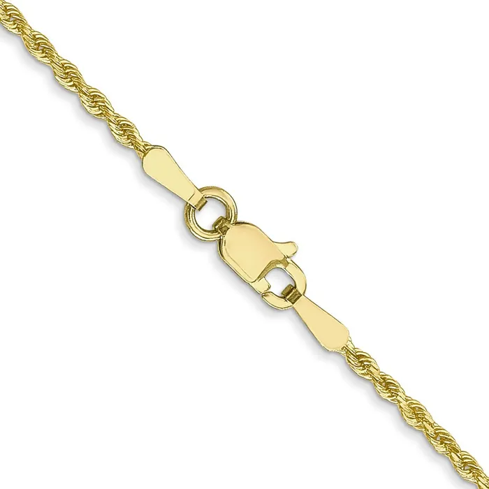 TreasureFineJewelers Leslies 10K 175mm DiamondCut Rope Chain Necklaces