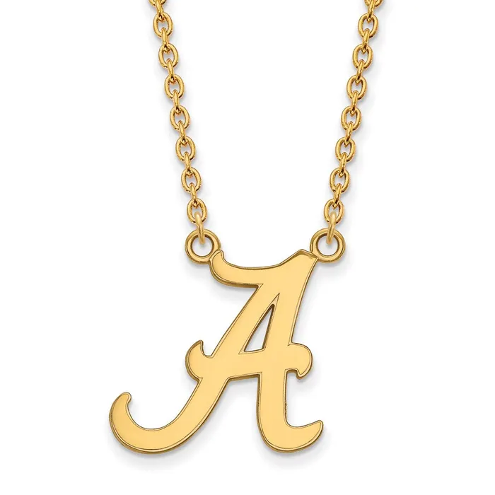 TreasureFineJewelers Necklaces 10k Gold University of Alabama Large Pendant Necklace TreasureFineJewelers Necklaces 10k Gold University of Alabama Large Pendant Necklace