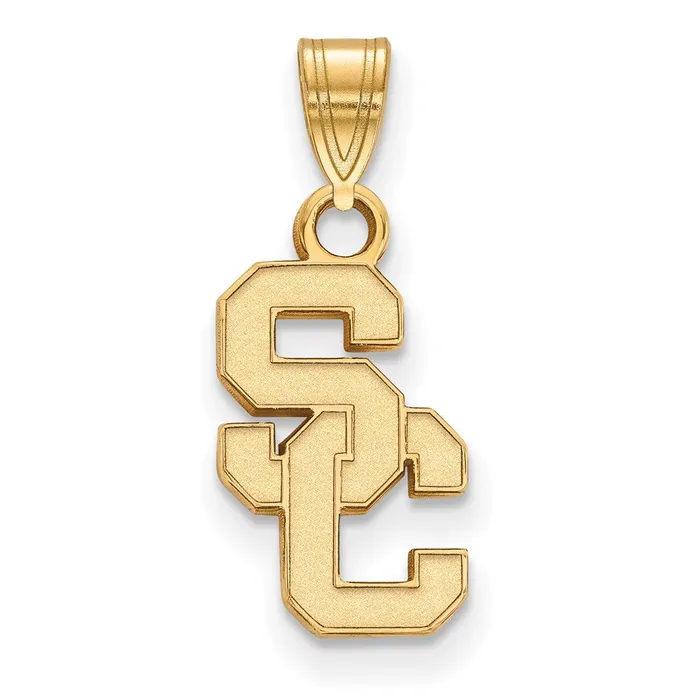 TreasureFineJewelers Necklaces 10k Gold University of Southern California Small Pendant TreasureFineJewelers Necklaces 10k Gold University of Southern California Small Pendant