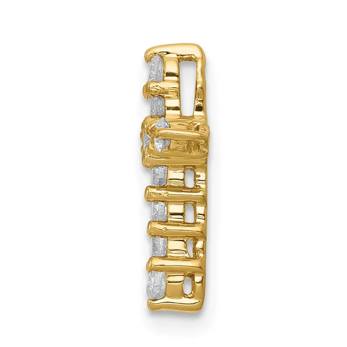 TreasureFineJewelers Necklaces 14k AA 13ct Diamond Cross Pendant