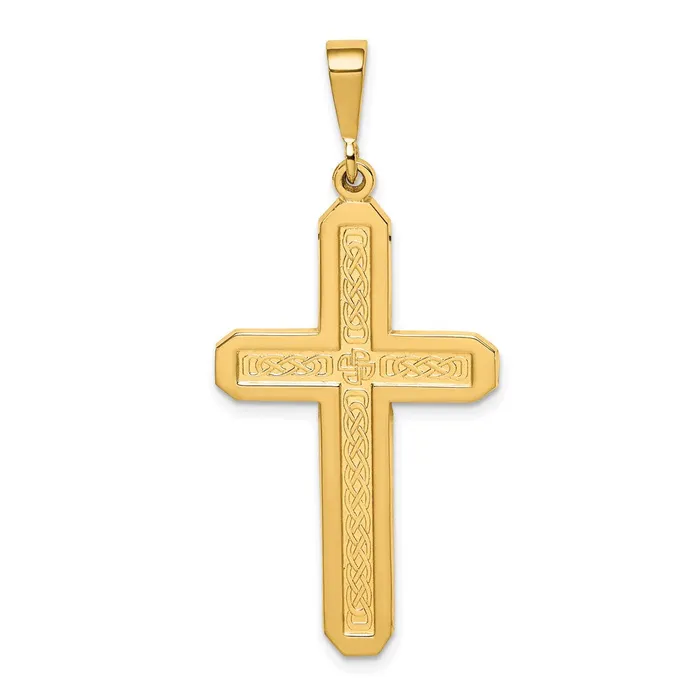 TreasureFineJewelers Necklaces 14k Cross Pendant