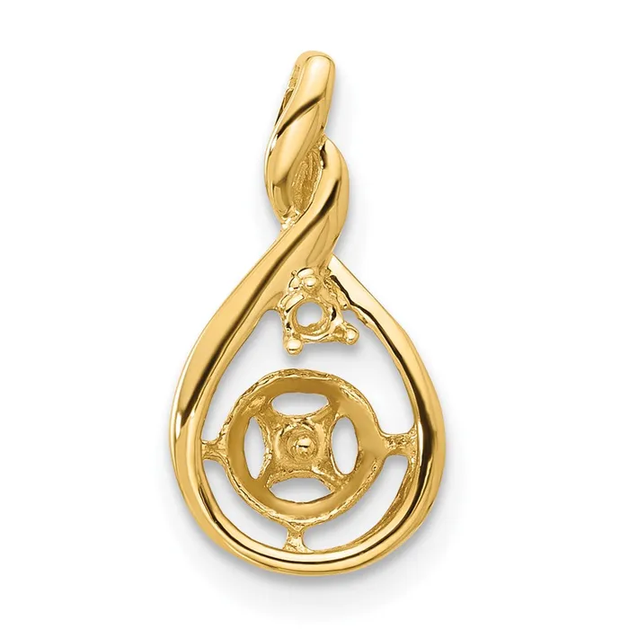 TreasureFineJewelers Necklaces 14k Yellow Gold 7mm Black FW Cultured Pearl A Diamond pendant TreasureFineJewelers Necklaces 14k Yellow Gold 7mm Black FW Cultured Pearl A Diamond pendant