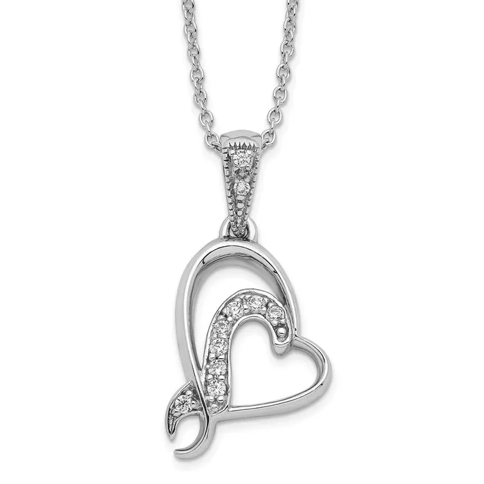 TreasureFineJewelers Necklaces Sentimental Expressions Sterling Silver Rhodiumplated A Gift For My Sister For My Bridesmaid 18in Necklace TreasureFineJewelers Necklaces Sentimental Expressions Sterling Silver Rhodiumplated A Gift For My Sister For My Bridesmaid 18in Necklace