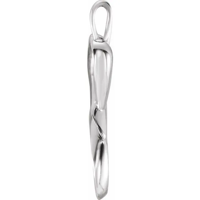 TreasureFineJewelers Necklaces Sterling Silver 325x1275 mm Heart Pendant