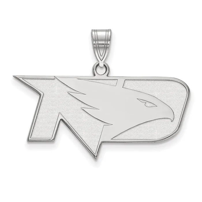 TreasureFineJewelers Necklaces Sterling Silver Rhodiumplated University of North Dakota Medium Pendant TreasureFineJewelers Necklaces Sterling Silver Rhodiumplated University of North Dakota Medium Pendant