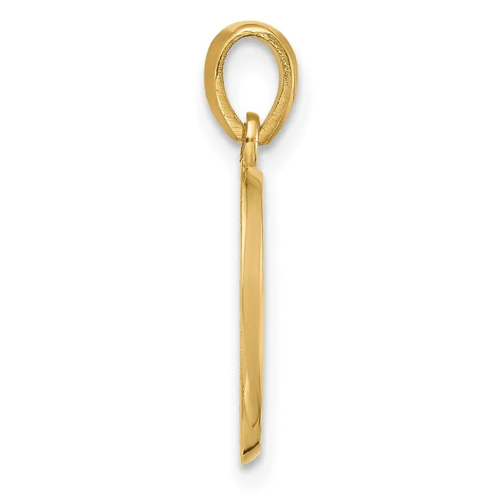 TreasureFineJewelers PreStyled Sets 14k Yellow Gold Fancy Letter O