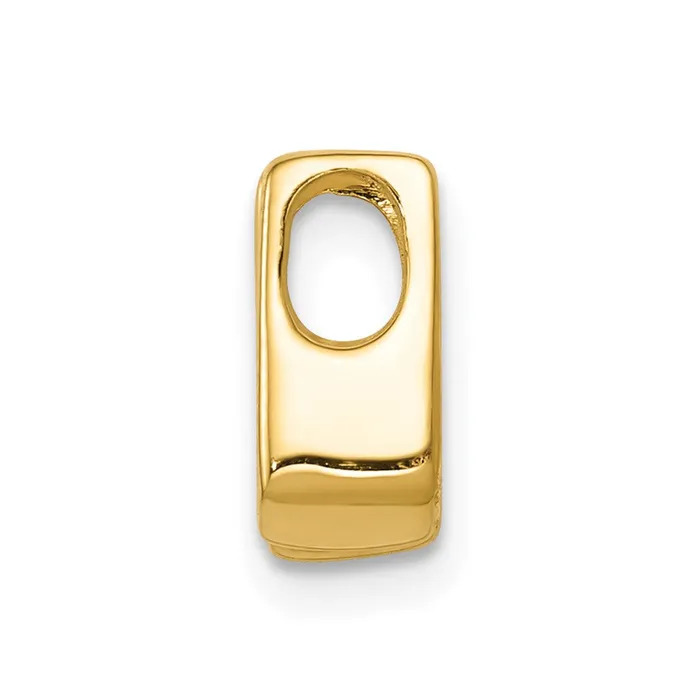 TreasureFineJewelers PreStyled Sets 14k Yellow Gold VS 375mm Diamond Slide