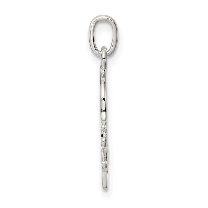 TreasureFineJewelers Rings Sterling Silver Enameled Girl Charm