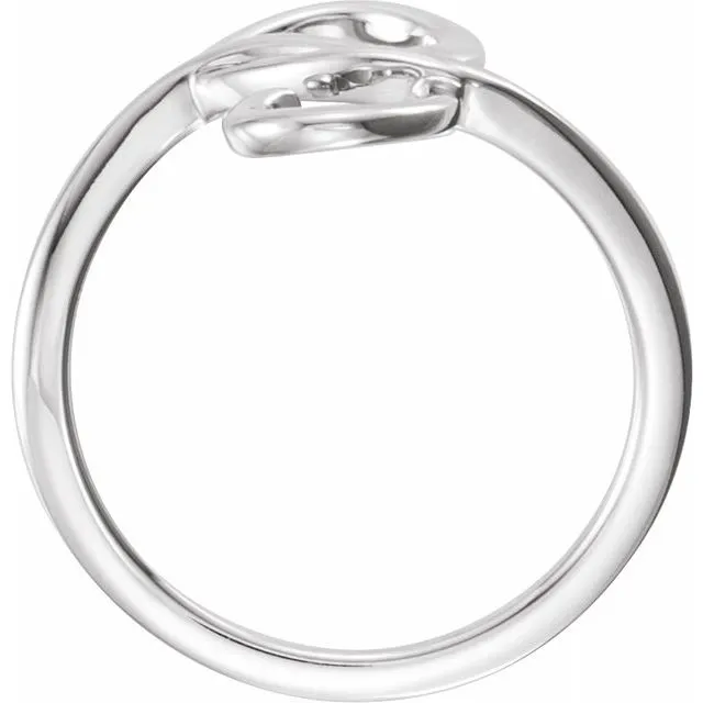 TreasureFineJewelers Rings Sterling Silver Freeform Ring