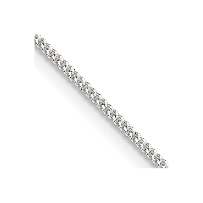TreasureFineJewelers Sterling Silver 115mm Curb Chain Rings