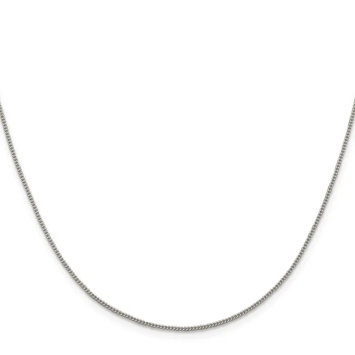 TreasureFineJewelers Sterling Silver 115mm Curb Chain Rings