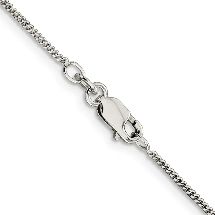 TreasureFineJewelers Sterling Silver 115mm Curb Chain Rings