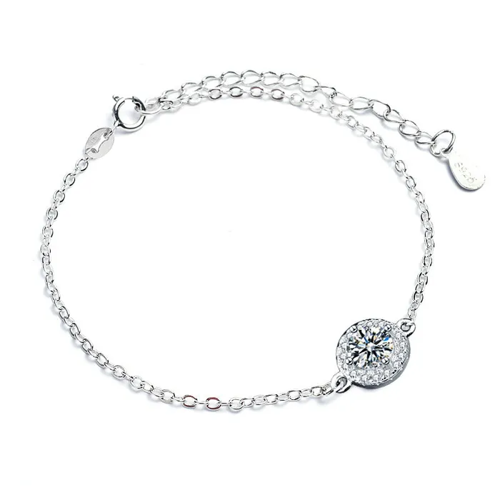Trendolla Jewelry Bracelets Wrap Around Moissanite Bracelet