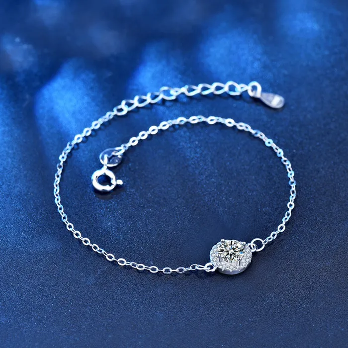Trendolla Jewelry Bracelets Wrap Around Moissanite Bracelet