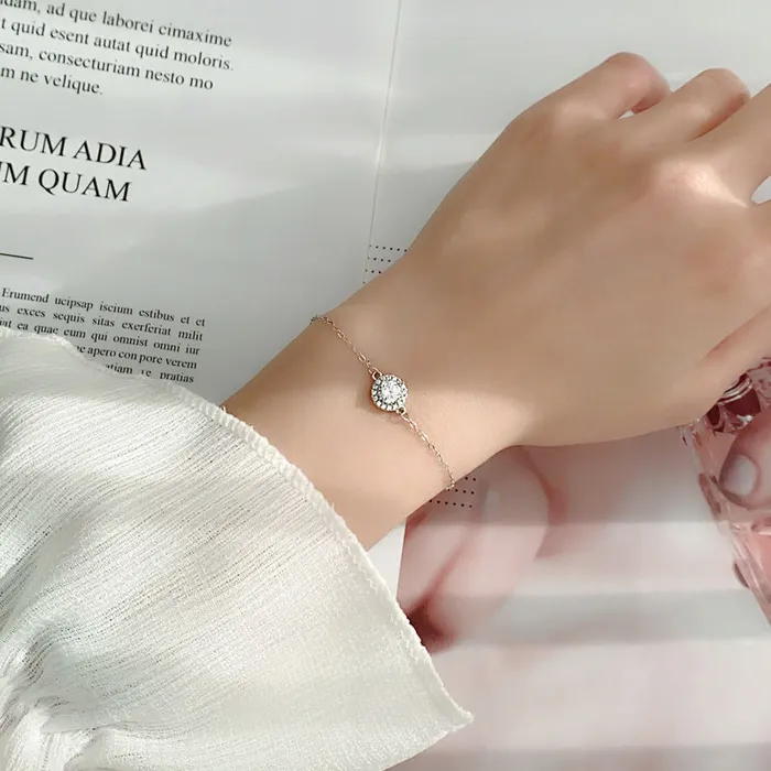 Trendolla Jewelry Bracelets Wrap Around Moissanite Bracelet