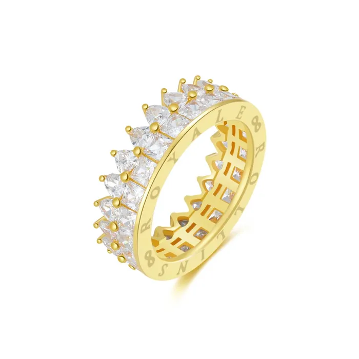 Trendolla Jewelry Rings Princess Crown Women Ring