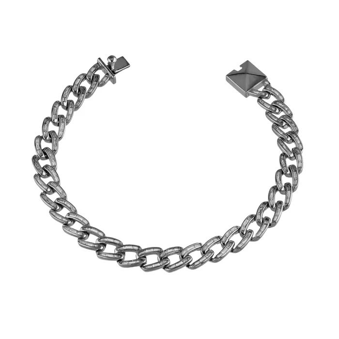 vendorunknown Bracelets Chain Gang Small Link BraceletGunmetal