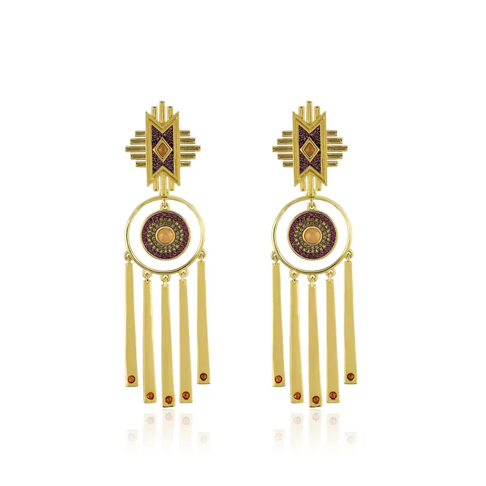 vendorunknown Earrings Naaki Sun Earrings