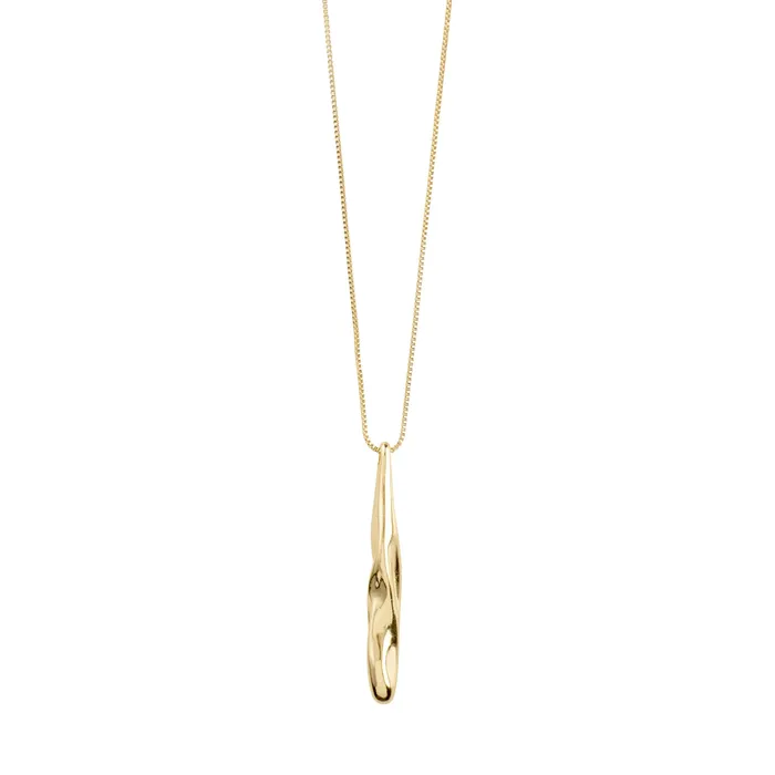 Alberte Gold Plated Necklace Pilgrim Necklaces